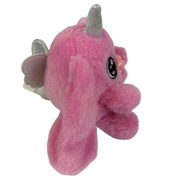 Zuru Rainbocorns Bunnycorn Surprise Flopsy 3.5in Plush Pink Bunny Unicorn - Picture 4 of 10
